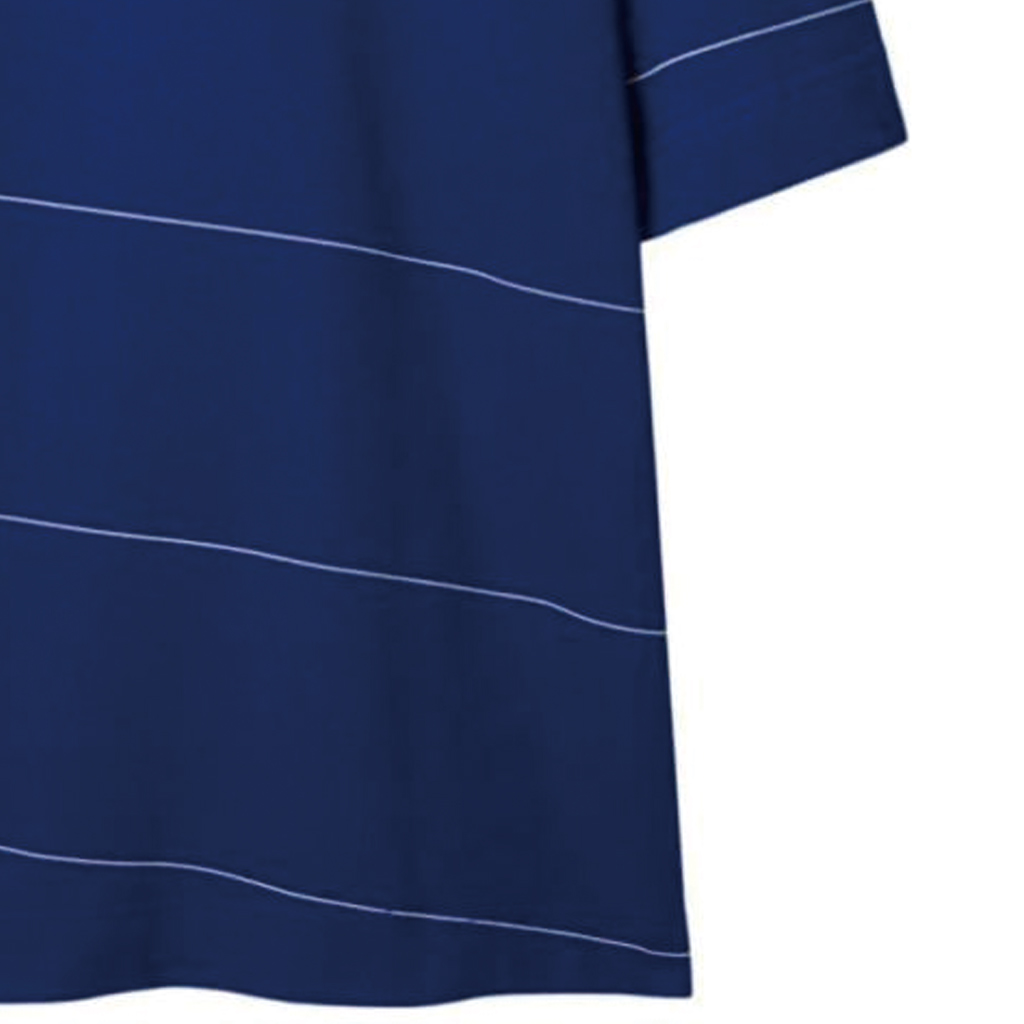 Burberry SS24 Striped Half-Zip Pullover Polo Shirt Blue 80837171 圖 8