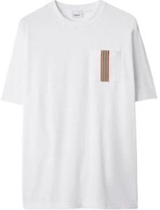 Burberry SS24 條紋標誌短袖圓領T恤 白色 (). 80847791 Buy Burberry SS24 條紋標誌短袖圓領T恤 白色 (). 80847791