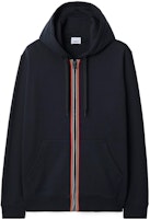 Burberry SS24 Striped Zip-Up Hoodie Navy Black Sweatshirt. 80844291 Burberry SS24 Striped Zip-Up Hoodie Navy Black Sweatshirt. 80844291