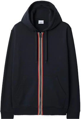 Sudadera con Capucha Burberry SS24 Rayas Cremallera Azul Marino Negro. 80844291 Order Sudadera con Capucha Burberry SS24 Rayas Cremallera Azul Marino Negro. 80844291