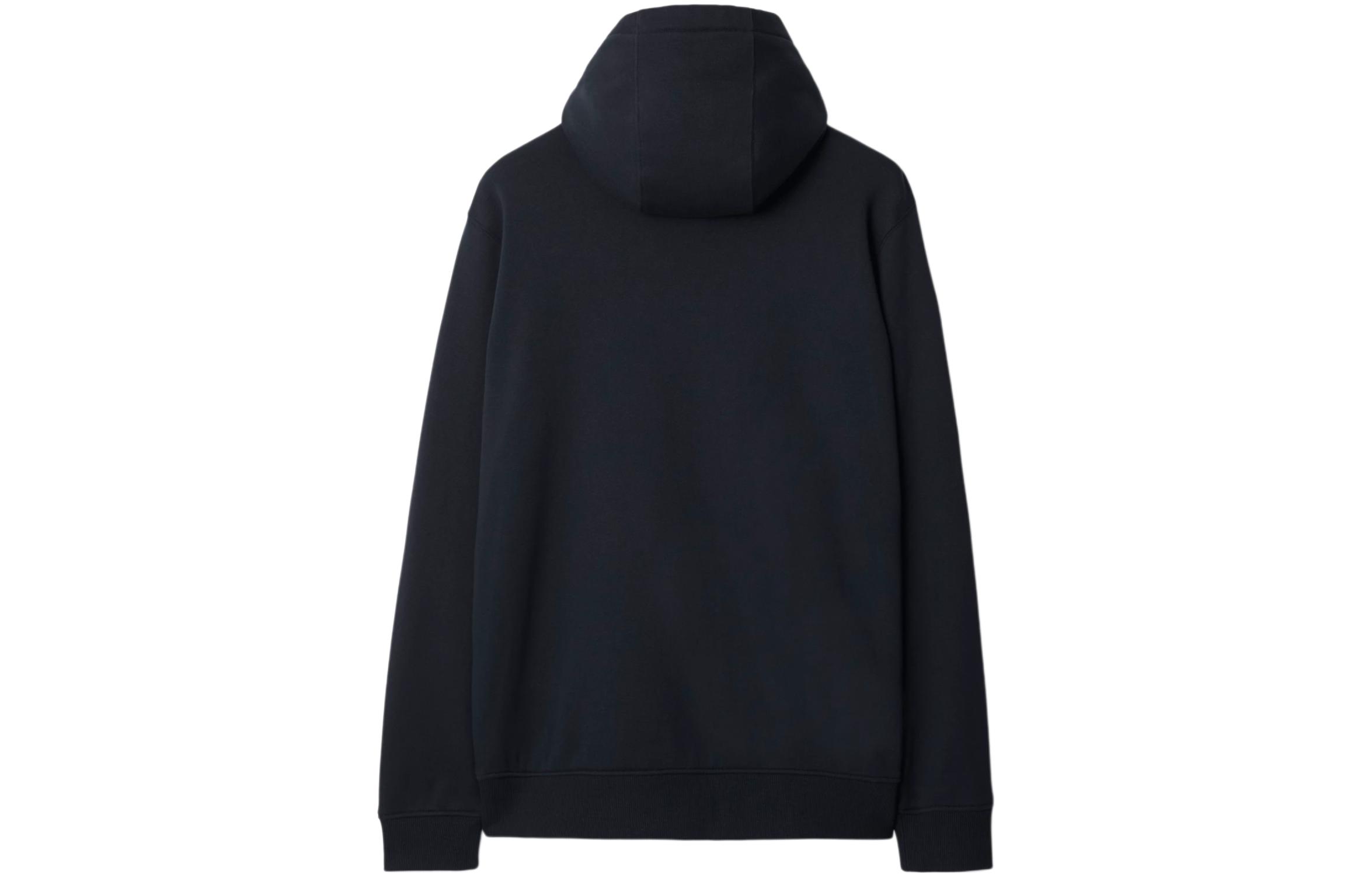 Lookbook Sudadera con Capucha Burberry SS24 Rayas Cremallera Azul Marino Negro. 80844291