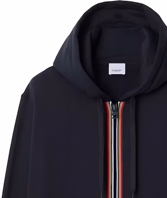 Sudadera con Capucha Burberry SS24 Rayas Cremallera Azul Marino Negro. 80844291 Details for Sudadera con Capucha Burberry SS24 Rayas Cremallera Azul Marino Negro. 80844291