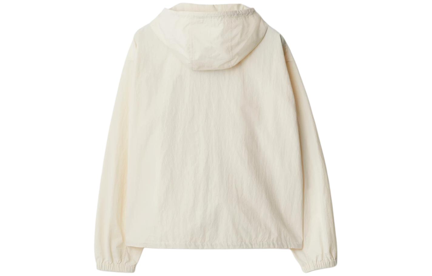 Lookbook 버버리 SS24 화이트 나이트 로고 프린트 집 후드 재킷 남성용 80903951