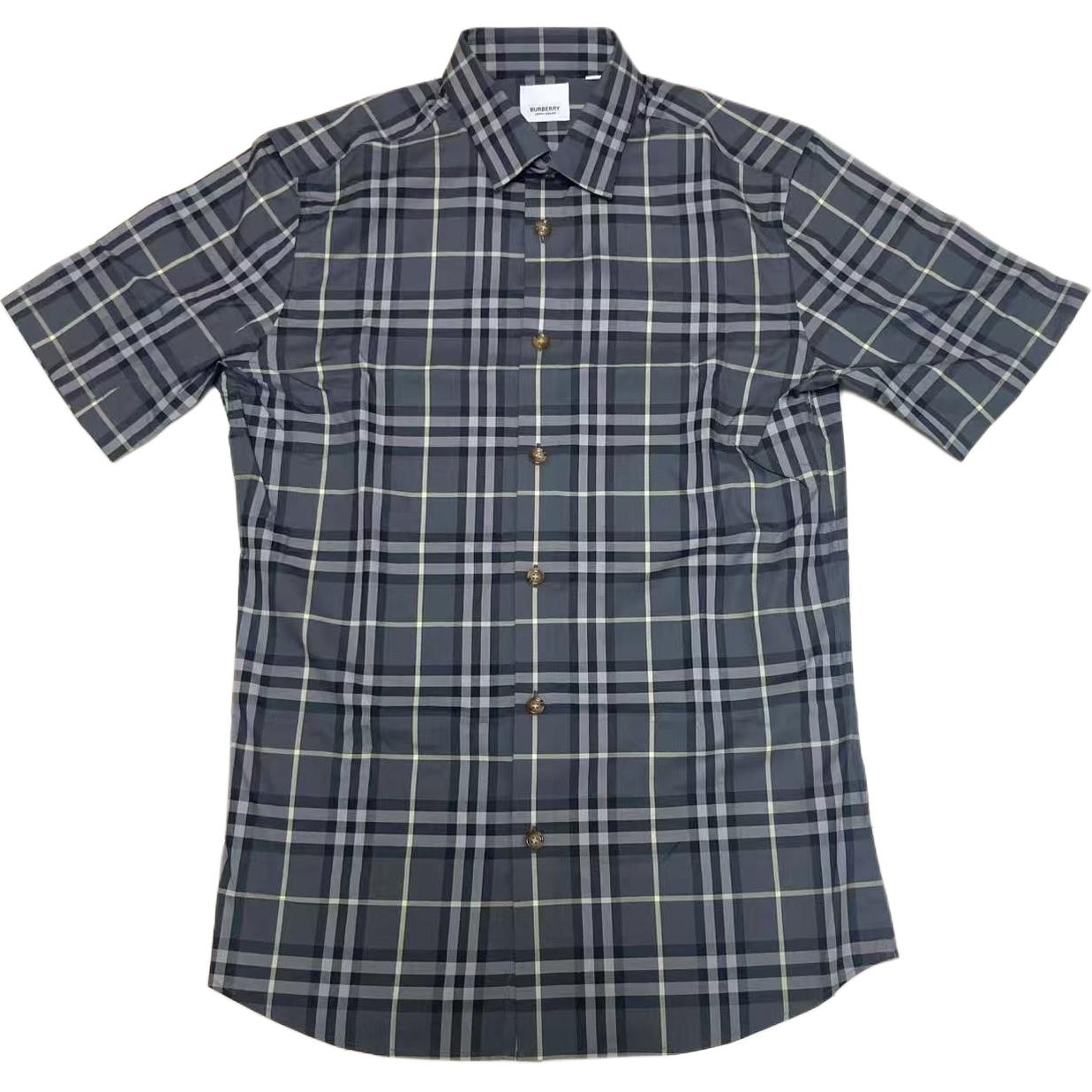 Burberry SS25  Check Cotton Short-Sleeve Shirt Multicolor 80846911 圖 2