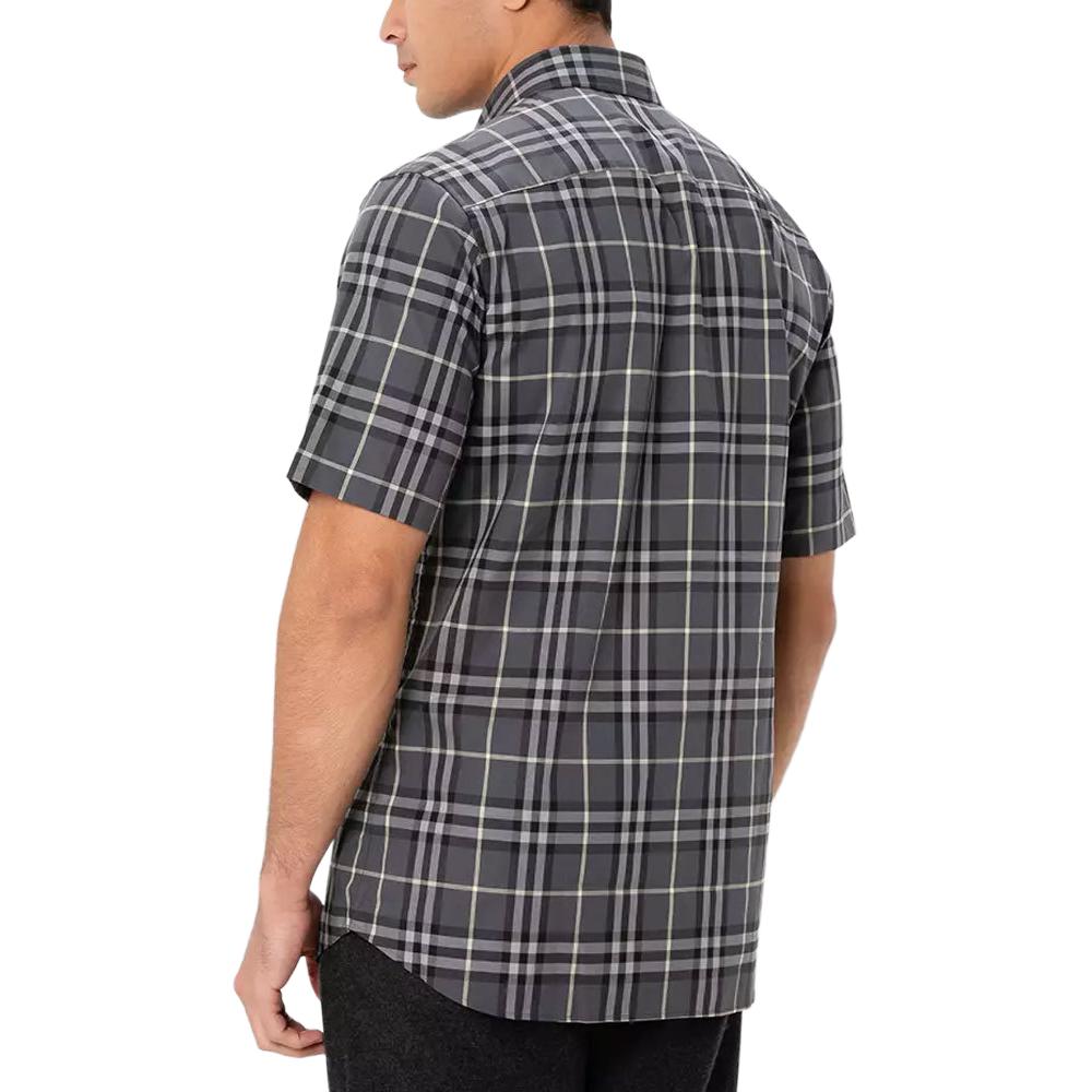 Burberry SS25  Check Cotton Short-Sleeve Shirt Multicolor 80846911 圖 7