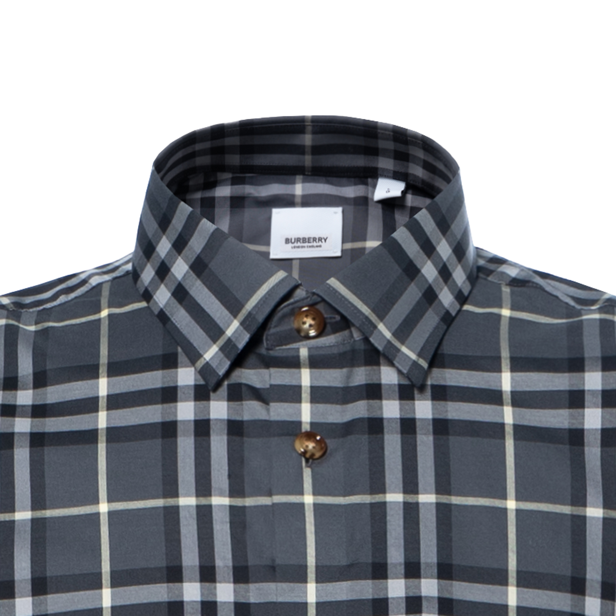 Burberry SS25  Check Cotton Short-Sleeve Shirt Multicolor 80846911 圖 8
