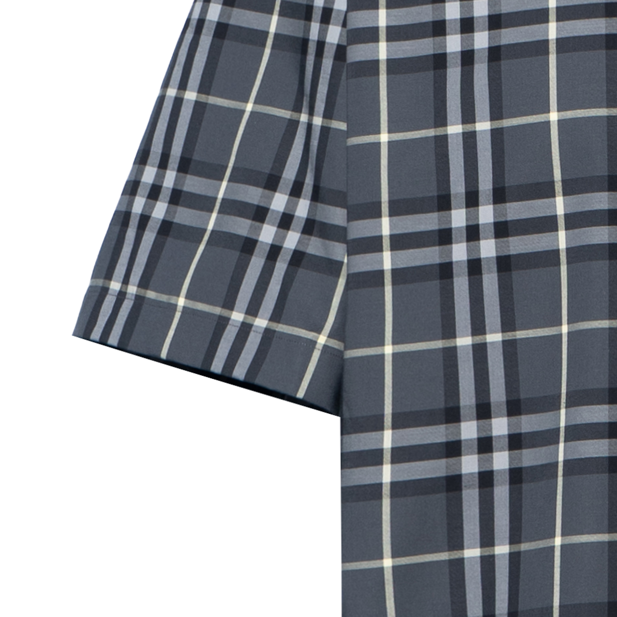 Burberry SS25  Check Cotton Short-Sleeve Shirt Multicolor 80846911 圖 9