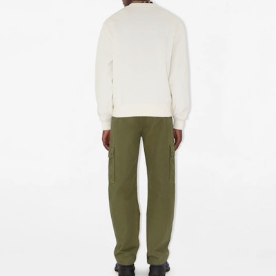 Burberry SS25 EKD 標誌格紋羅紋針織棉質衛衣 粉白色 81105471 Shop Burberry SS25 EKD 標誌格紋羅紋針織棉質衛衣 粉白色 81105471