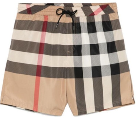 Burberry SS25 Check Drawstring Pocket Swim Shorts Men’s Khaki. 81072721 Buy Burberry SS25 Check Drawstring Pocket Swim Shorts Men’s Khaki. 81072721