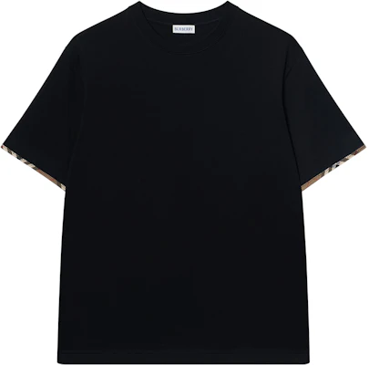 Burberry SS25 格纹装饰圆领短袖男士T恤 81042791 Buy Burberry SS25 格纹装饰圆领短袖男士T恤 81042791
