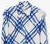 Details for BURBERRY條紋拼接單排扣長袖襯衫藍色男款 80788651