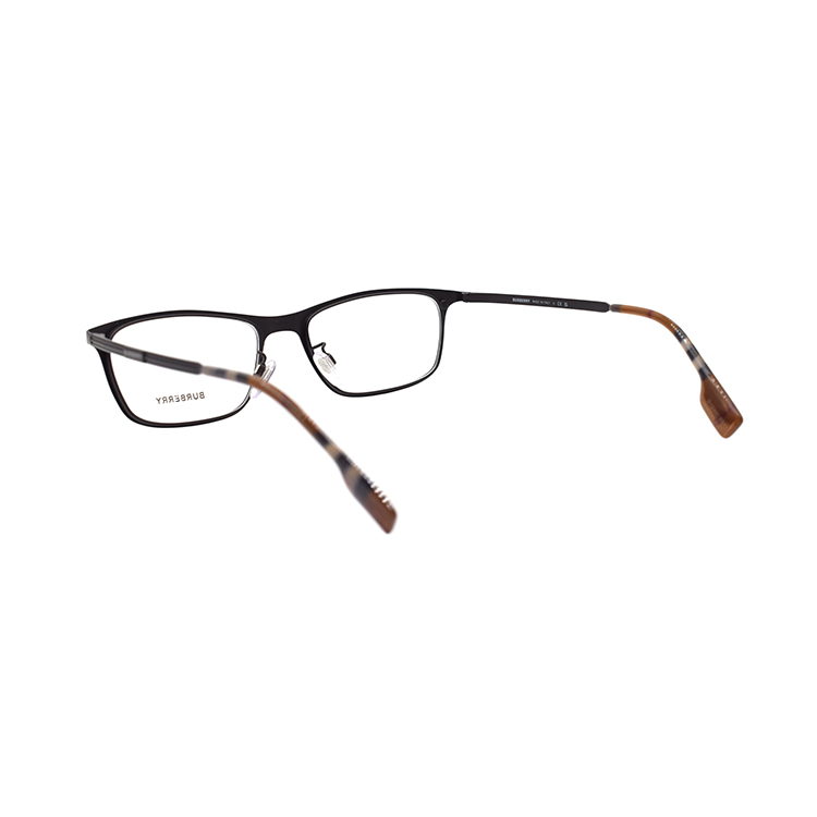 BURBERRY Stripe Rectangular Optical Glasses for Men in Dark Brown. B1374-T-D 1012 圖 4