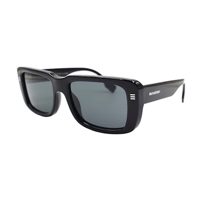 Burberry Stripe Series Holiday Rectangular Sunglasses for Men B4376-U 3001/87