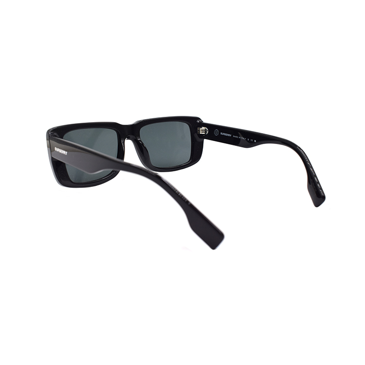 Shop Burberry Stripe Series Holiday Rectangular Sunglasses for Men B4376-U 3001/87