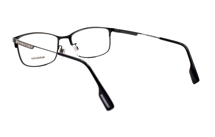 BURBERRY Stripe Series Titanium Business Optical Glasses 1357TD Men Black. B1357-T-D 1003 圖 3