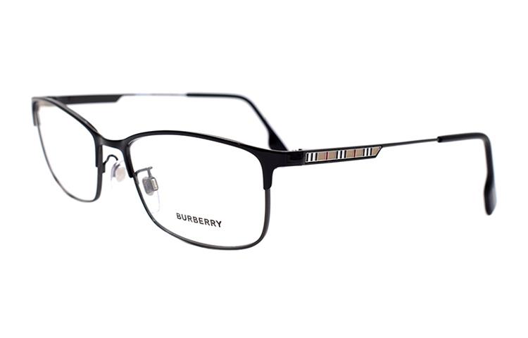 BURBERRY Stripe Series Titanium Business Optical Glasses 1357TD Men Black. B1357-T-D 1003 圖 4