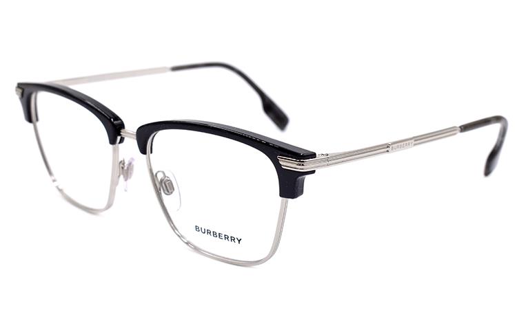 Burberry Striped Classic Rectangular Optical Glasses Black Silver for Men. BE2359-3001 圖 2