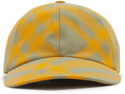 バーバリー ストライプ コットン ポリエステル ウール ベースボールキャップ ユニセックス イエロー 80794781 Buy バーバリー ストライプ コットン ポリエステル ウール ベースボールキャップ ユニセックス イエロー 80794781