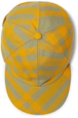 バーバリー ストライプ コットン ポリエステル ウール ベースボールキャップ ユニセックス イエロー 80794781 Shop バーバリー ストライプ コットン ポリエステル ウール ベースボールキャップ ユニセックス イエロー 80794781