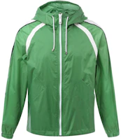 Burberry Striped Hooded Zip-Up Jacket Green 40747991 Burberry Striped Hooded Zip-Up Jacket Green 40747991