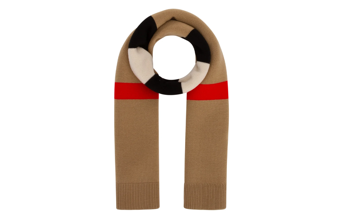 Burberry Striped Intarsia Knit Scarf Kids Multicolor 80535981 圖 2