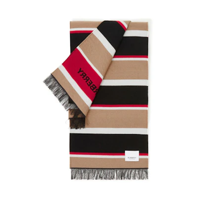 Burberry Striped Knit Wool Scarf Multicolor Kids Edition. 8069963