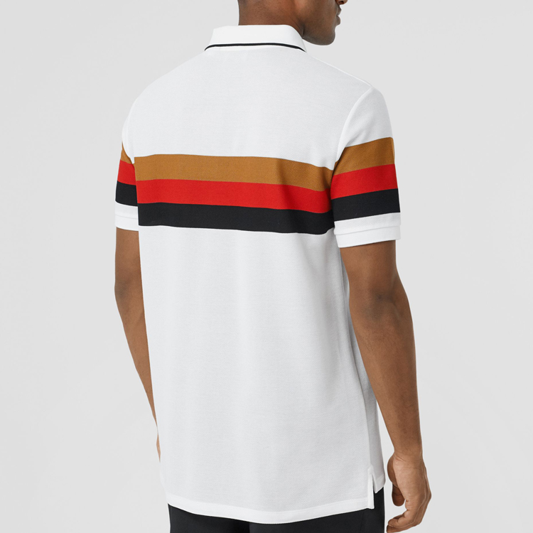 Burberry Striped Logo Short Sleeve Polo Shirt 80258791 圖 5