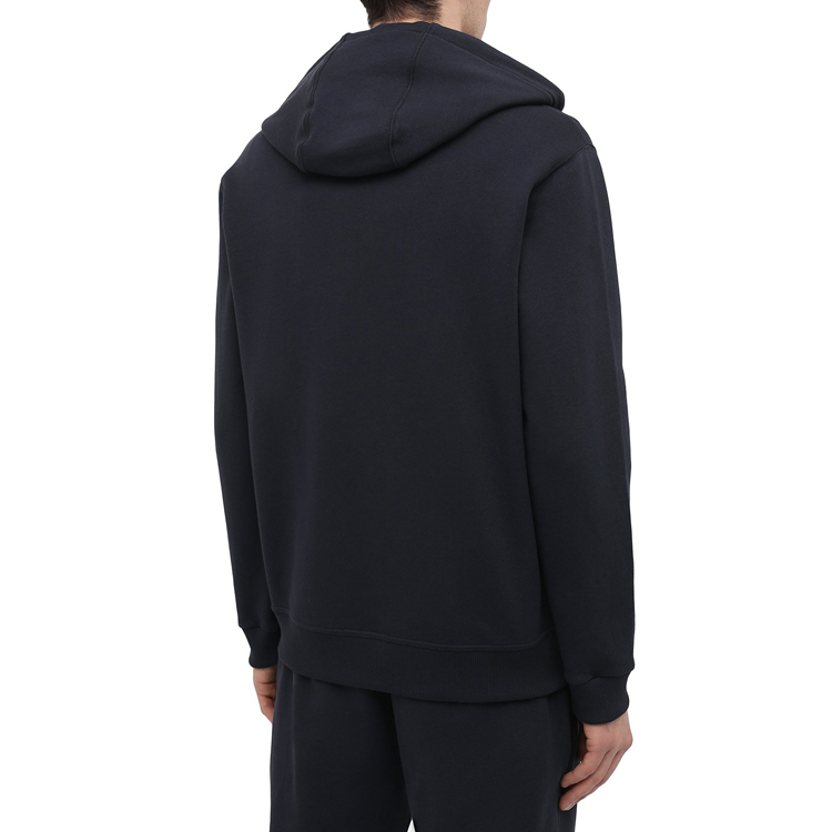 Purchase Burberry Baju Hujung Zip Bergaris Lelaki - Biru Gelap 80358811