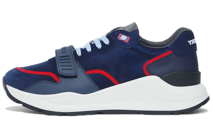 Burberry Suede Mesh Sneaker 'Ocean Blue'