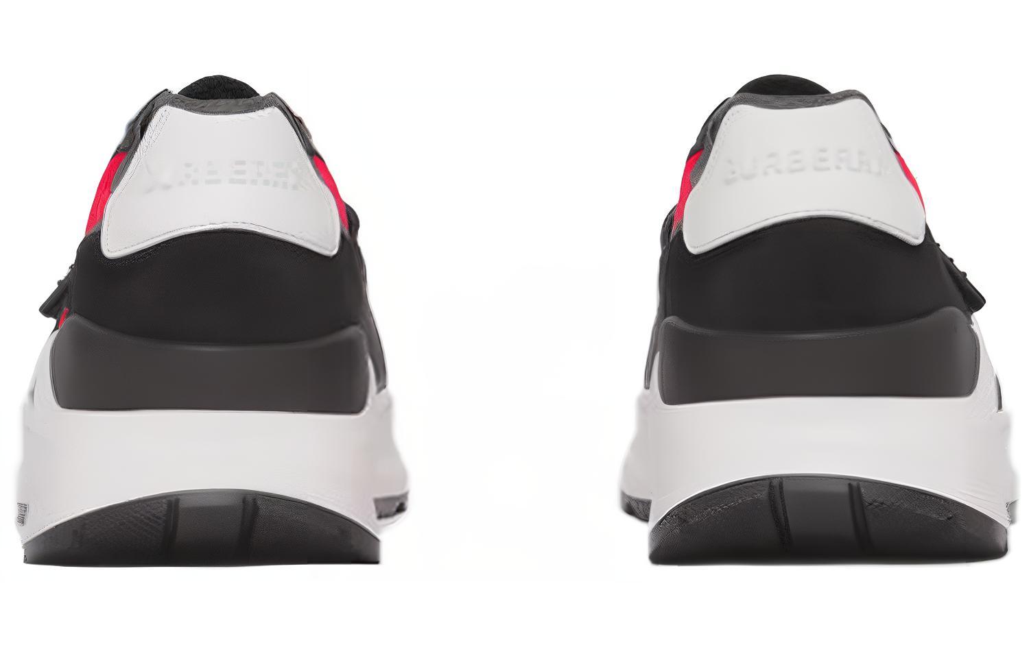 Burberry Suede Sneaker 'Black Red' 圖 5