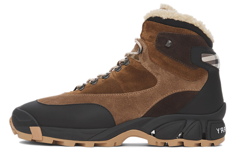 Burberry Suede Tor Outdoor Boots 'Black Brown'