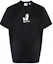 Buy Burberry Swan Logo Print Cotton Relaxed T-Shirt Unisex Black 45638051