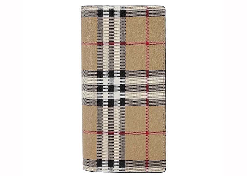 Burberry Tartan Long Wallet Beige