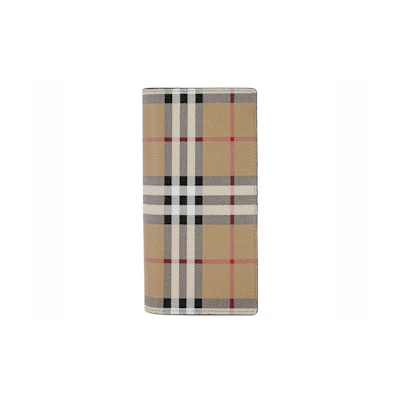 Burberry Tartan Long Wallet Beige