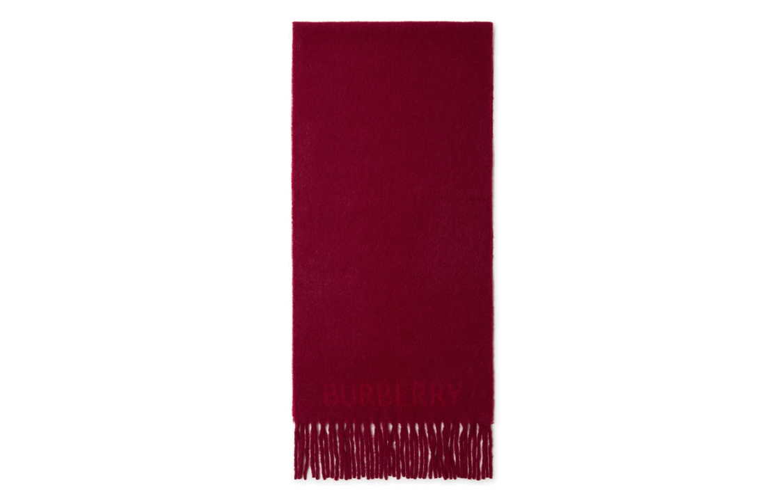 Burberry Tassel Knit Scarf Unisex Red - Couples' Edition 80765661 圖 3