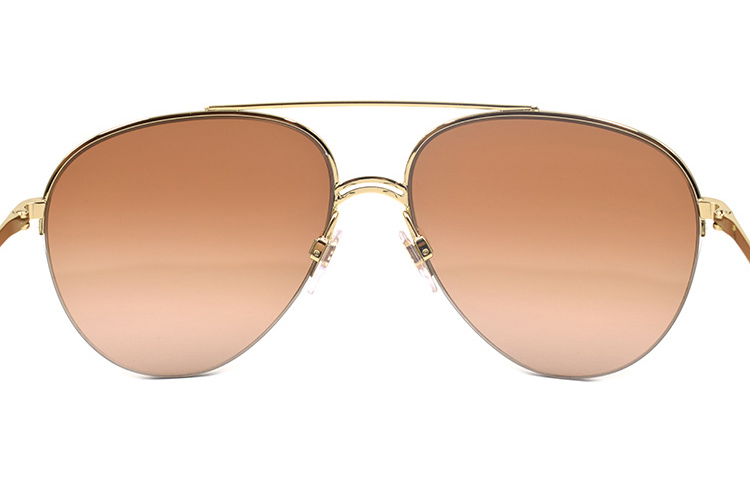 Burberry TB Logo Double Bridge Sunglasses Gold 3113-1109-13 圖 5