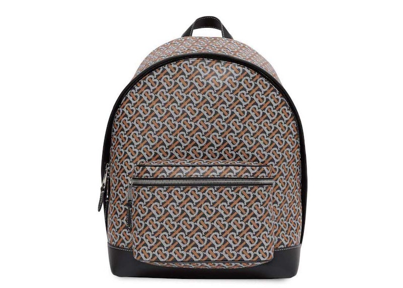 Burberry TB Monogram-Print Backpack Black Multi