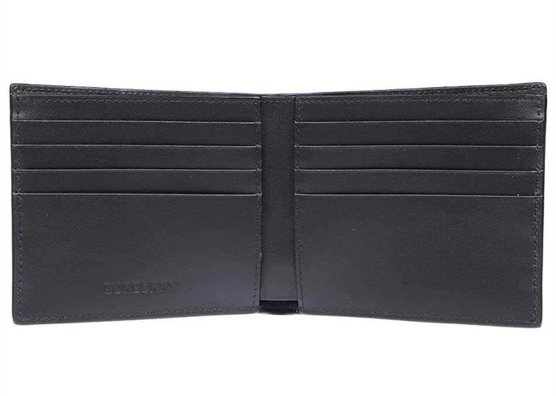 Order Burberry TB Monogram海軍藍雙摺錢包