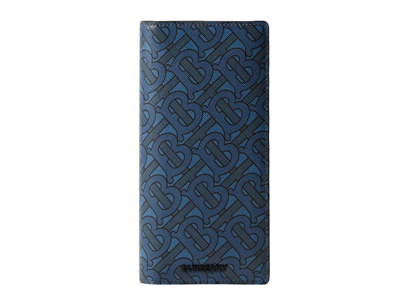 Burberry TB Monogram Continental Wallet Navy