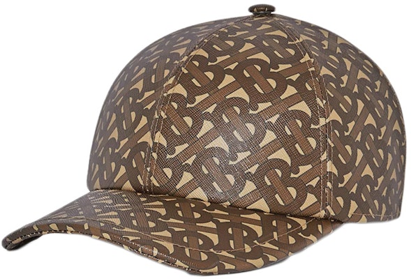 Burberry TB Monogram Print Baseball Cap Unisex Saddle Brown 80189711 Buy Burberry TB Monogram Print Baseball Cap Unisex Saddle Brown 80189711