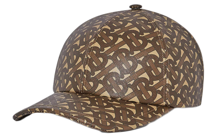 Order Burberry TB Monogram Print Baseball Cap Unisex Saddle Brown 80189711