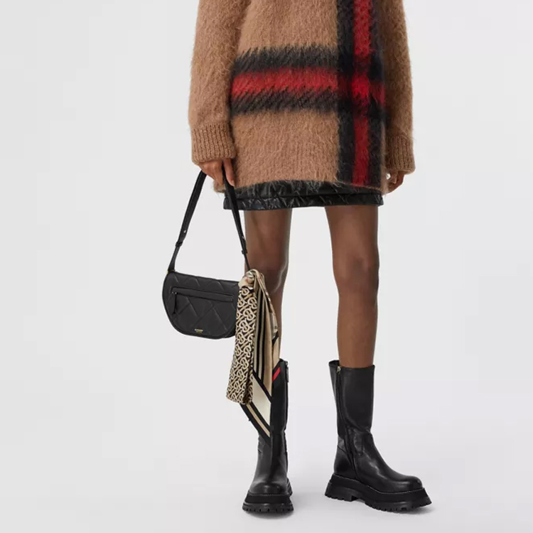 Burberry TB Monogram Silk Scarf in Archive Beige 80370171 圖 7