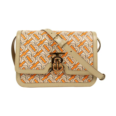 Burberry TB Shoulder Bag Monogram Small Beige/Orange