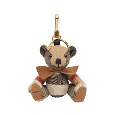 Burberry Teddy Bear Keychain Unisex Couple Style Multi-Color BR-8027167-5