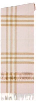Burberry The Classic Check Cashmere Scarf Alabaster Order Burberry The Classic Check Cashmere Scarf Alabaster