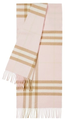 Burberry The Classic Check Cashmere Scarf Alabaster Lookbook Burberry The Classic Check Cashmere Scarf Alabaster