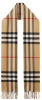 Burberry The Classic Check Cashmere Scarf Archive Beige Burberry The Classic Check Cashmere Scarf Archive Beige