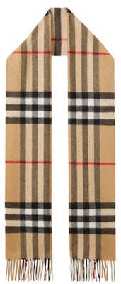 Burberry The Classic Check Cashmere Scarf Archive Beige Buy Burberry The Classic Check Cashmere Scarf Archive Beige