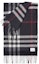 Lookbook Burberry The Classic Check Cashmere Scarf Navy
