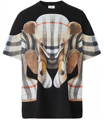 Kaos Hitam Longgar Pria Burberry Thomas Bear Graphic. 80495681 Buy Kaos Hitam Longgar Pria Burberry Thomas Bear Graphic. 80495681